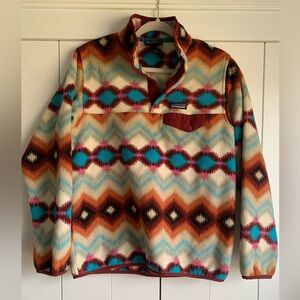 Patagonia Timber Twist Synchilla Snap-T Pullover Women’s Medium RARE